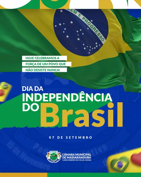 Neste dia, celebramos a Independência do Brasil e reafirmamos os valores de liberdade, ...