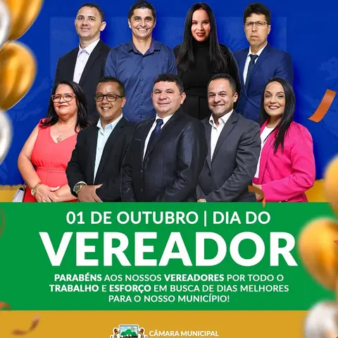 🏛️ 01 de Outubro – Dia do Vereador