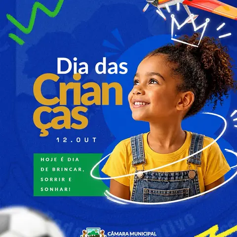 Hoje celebramos a alegria, a pureza e os sonhos de todas as crianças. Que nunca faltem ...