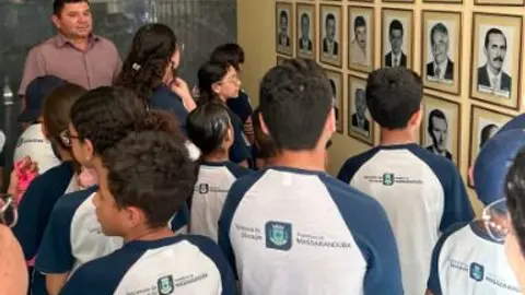 Câmara de Massaranduba realiza recepção de alunos