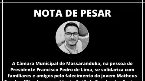 Nota de Pesar - Matheus Pereira