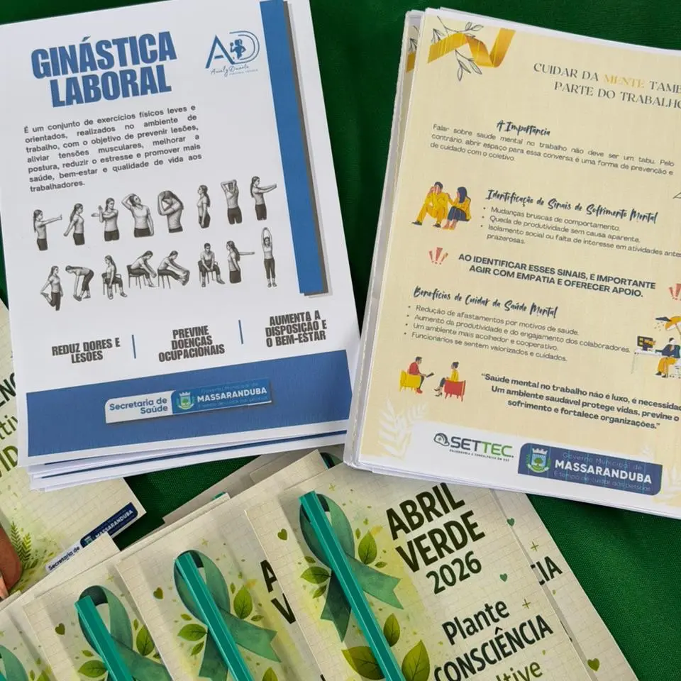 Abril Verde: Câmara de Massaranduba reforça segurança e saúde no trabalho
