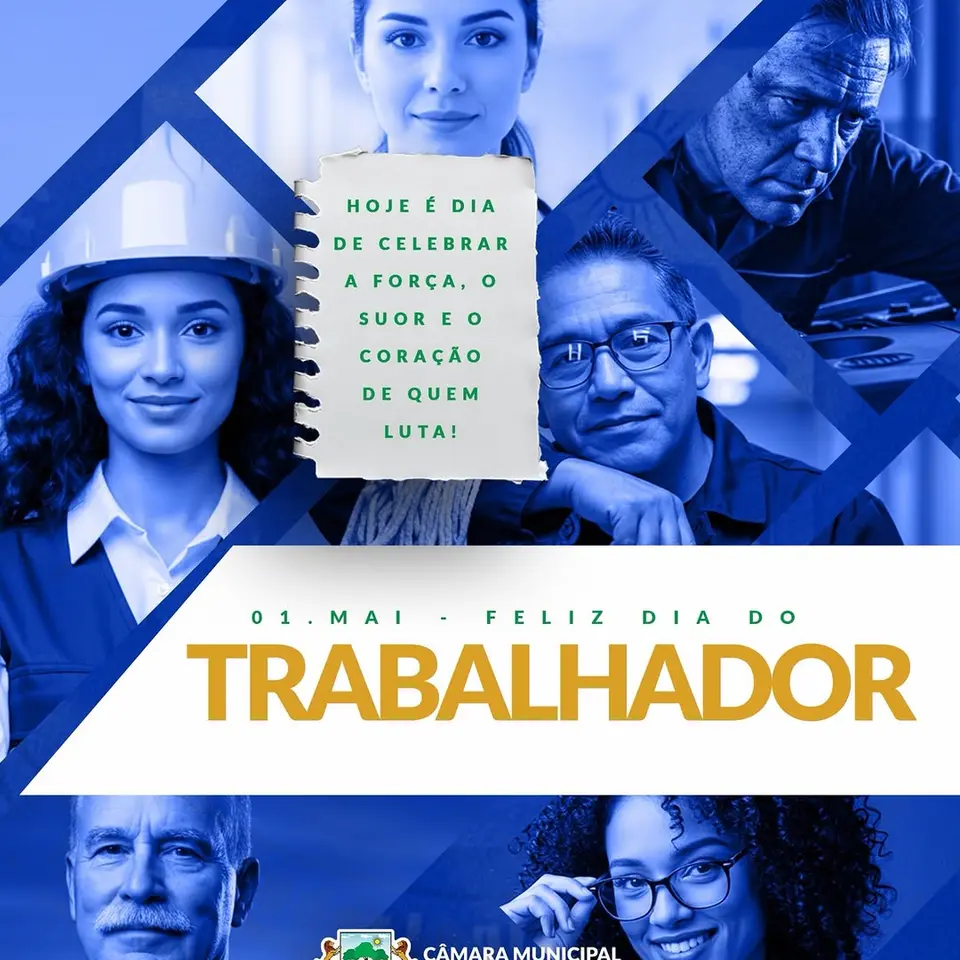 Câmara Municipal Homenageia Trabalhadores no Dia 1º de Maio