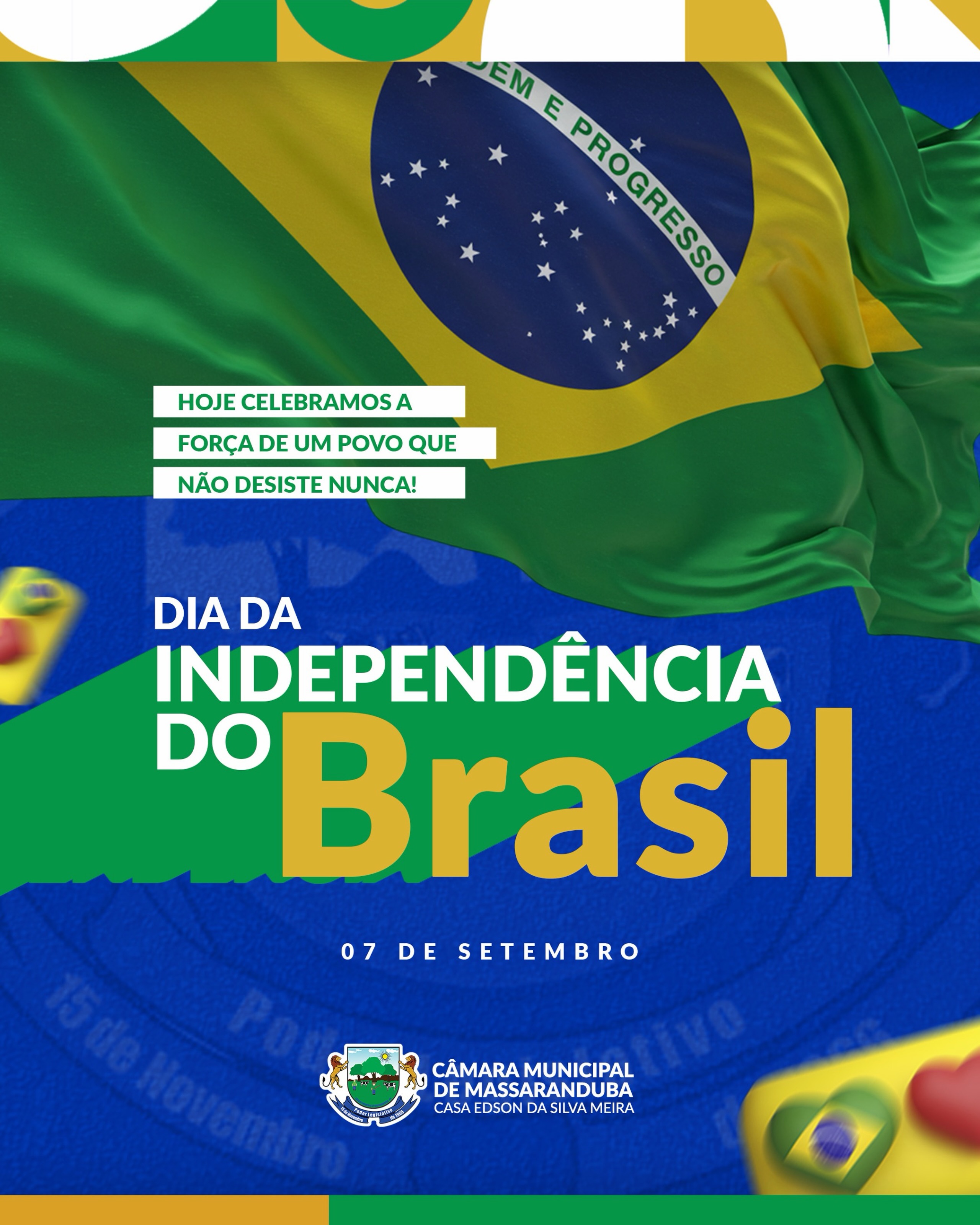 Neste dia, celebramos a Independência do Brasil e reafirmamos os valores de liberdade, ...